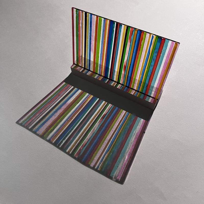Alexander Salvesen, Chronodiversity V, 2023
projektioväri lasille / projektionsfärg på glas /
projection paint on glass
15 x 15 cm
