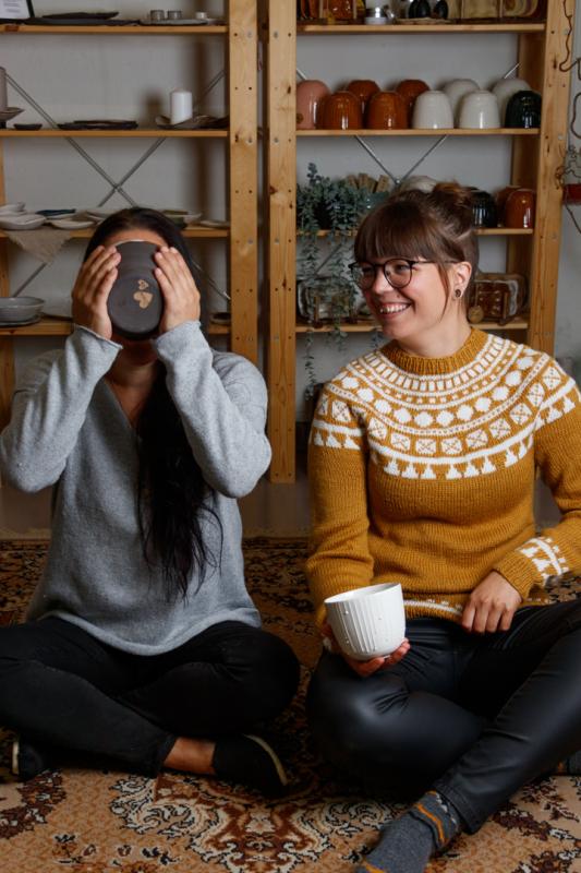 Pia-Maria Reinhom och Janine Bergström