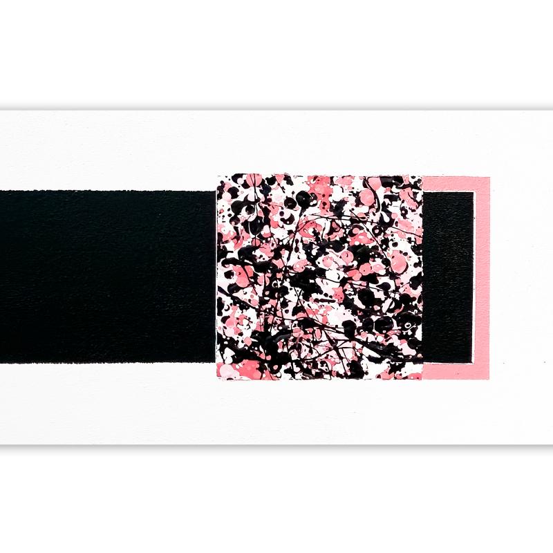 Limits 3.0 // 01.  
(Detail)

v. 2024 
Akryyli, sekatekniikka mdf-levylle
20x120cm

#rajat #limits #ihmiskoe #dripdrop #pinkispop

Kuva: Hanna Holopainen
