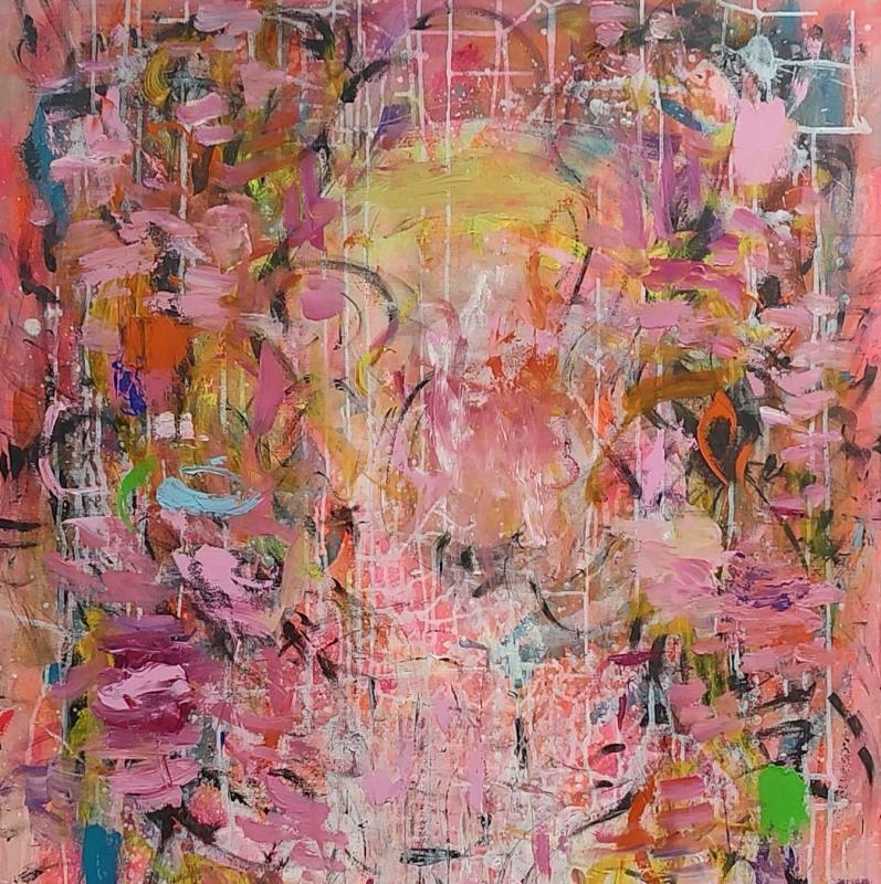 Susanna Maria Kivistö, Valon soinnut, sielun laulu, 2024, tempera, akryyli ja öljy kankaalle, 150x100, Susanna Maria Kivistö