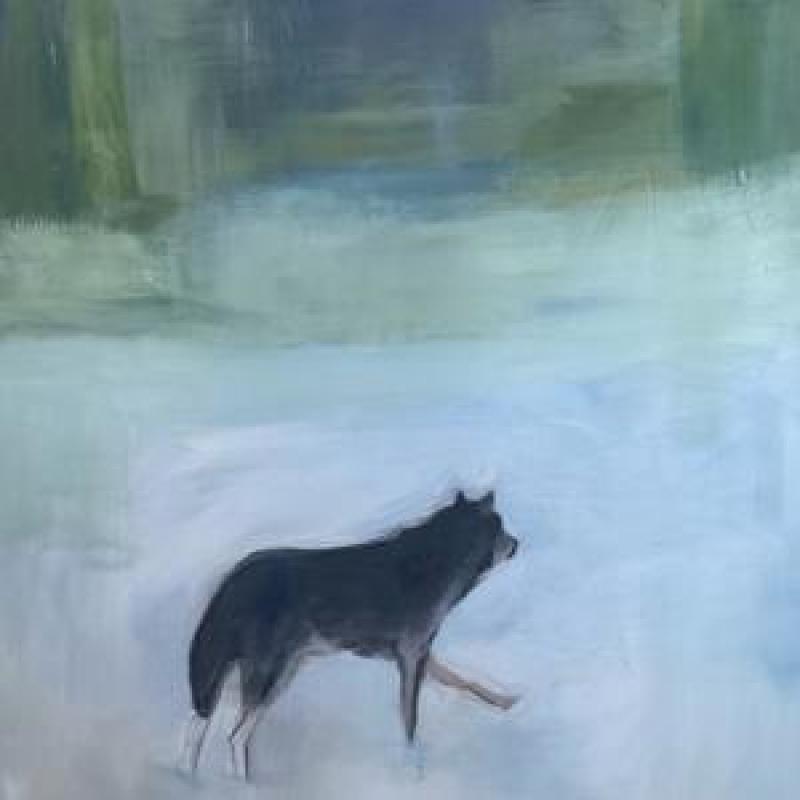 Metsänhenki 90 x 120 akryyli 