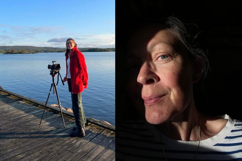 Porträtt, foto av Lotta Anderson och selfie