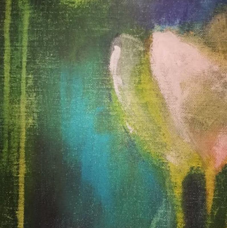 Liljat, akryyli 60 x 40 cm, 2024