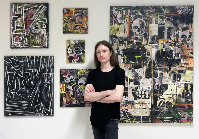 Alex Markwith, studio portrait