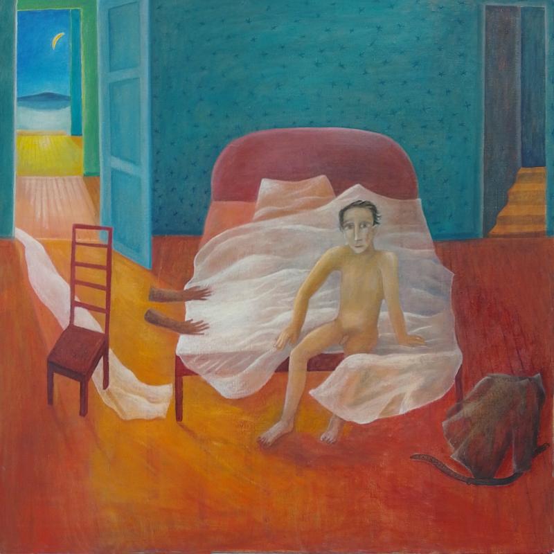 Heli Tuhkanen
Uppvaknande / Herääminen / Awakening 
oljemålning / öljymaalaus / oil painting 
90 x 90 cm
2024
