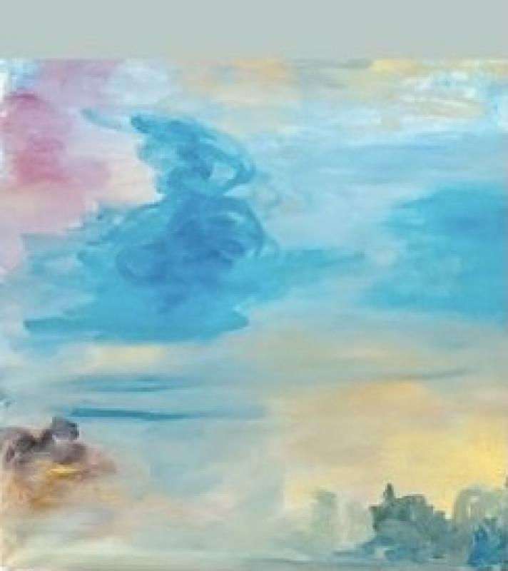  Marja Maljonen, Karhusaaren ranta, akryyli/kankaalle 100 x 100,  2022, kuvaaja Marja Maljonen
