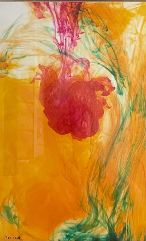 Alku, 30x40, pigmenttivedos 