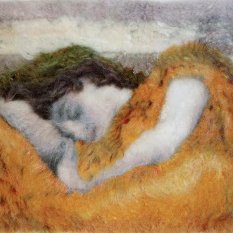 PRERAPHAELITE DREAM I (2024)
käsintuftattu ryijy/mohair, villa, silkki
92x132cm
Photographer Anne Kinnunen