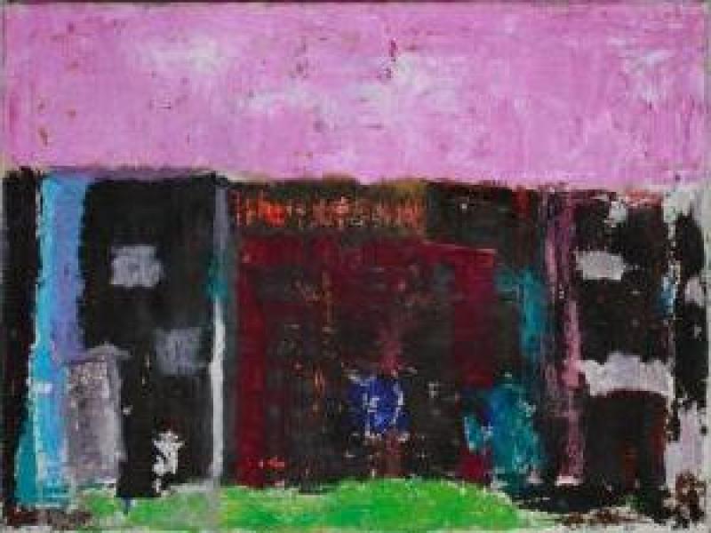 Talo, öljy kankaalle, 58x80, 2011, kuvaaja: Milla Isomäki