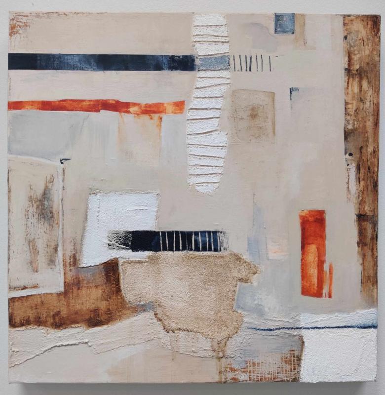 SIERRA E TERRA  60x60 cm
mixed media on canvas