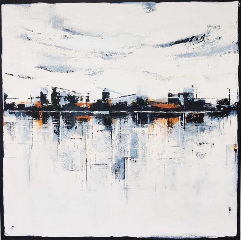 WINTER REFLECTIONS  100x100 cm
acrylicpainting on canvas 