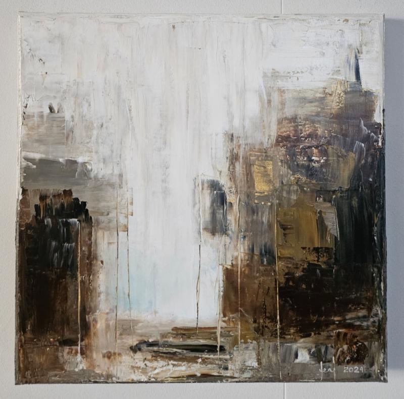 Just behind the corner
Oljefärg på duk
50 x 50 x 4 cm