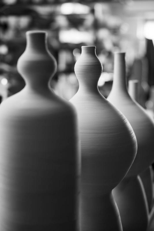 vases drying. Photographer Tiina Tahvanainen
