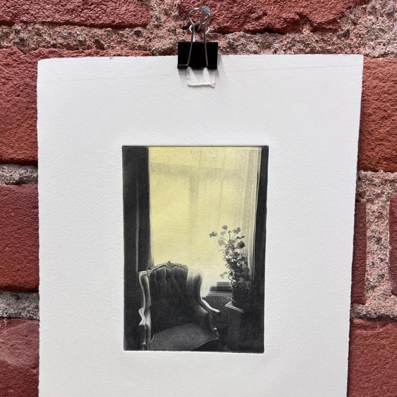 Milla Kyllönen, "Tranquility", polymeerigravyyri, 2024, kuvaaja: Milla Kyllönen
