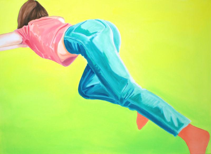 Myrkkysammakko, 80 x 110 cm, öljy kankaalle, 2024