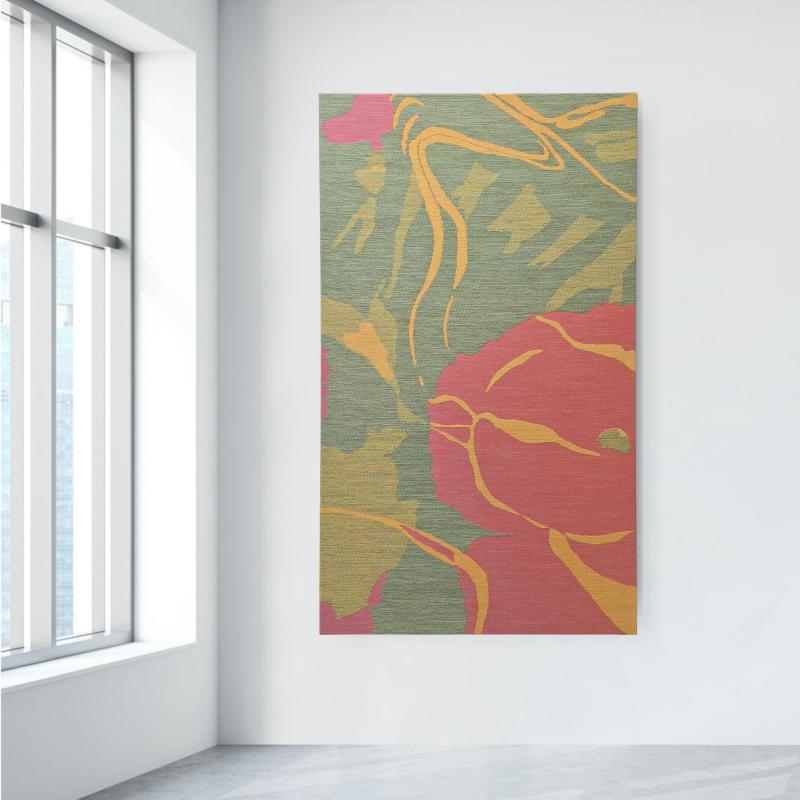 Sari Kettunen, Unenalainen, kankaankutominen/tekstiili, 162 x 94 x 5 cm, 2025, kuvaaja Sari Kettunen