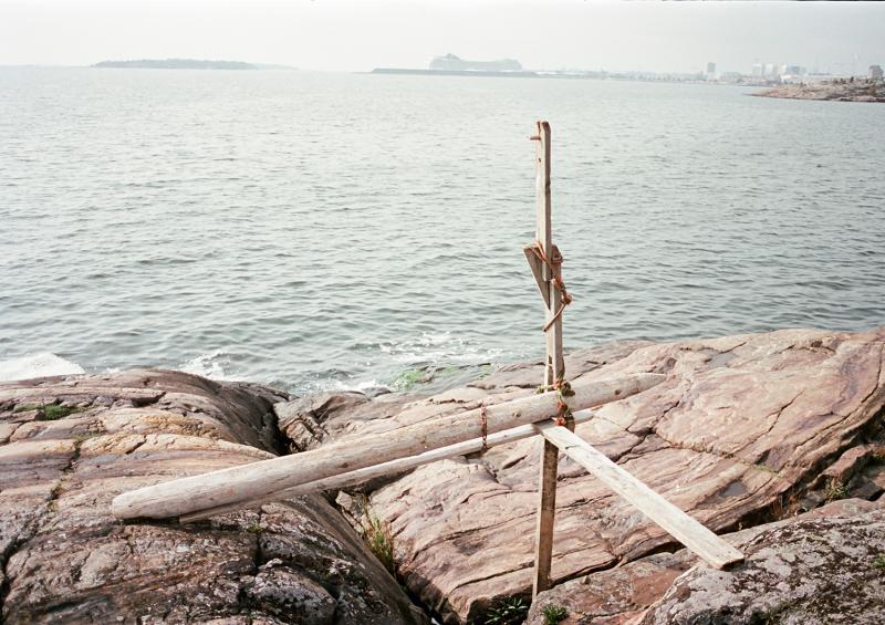 Walter Götsch, M.A.R.P.S work, Bricolage, driftwood and material, 2024.