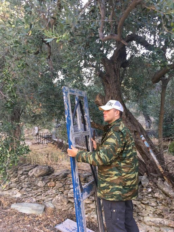 making a M.A.R.P.S work in Lesbos, Greece, 2022. 
