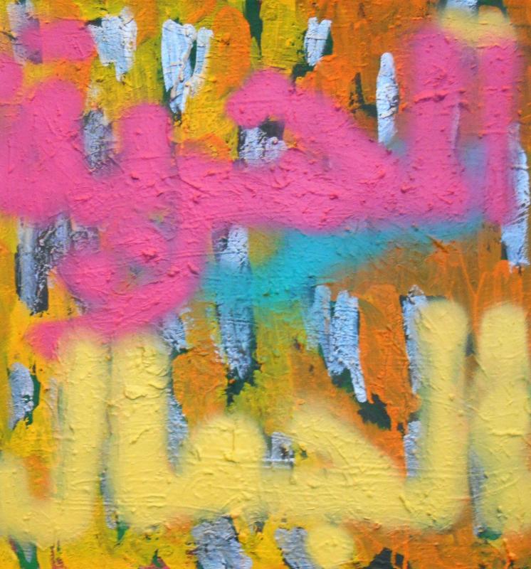 Frihet skönhet olja på duk 2014 50x50cm