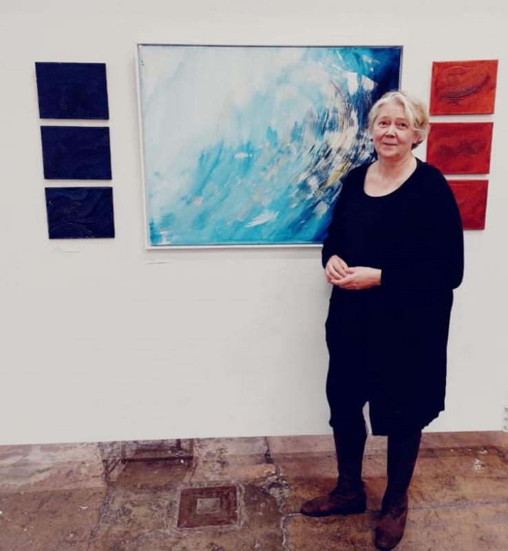 Stormy 2016 akryyli pääteos 90x 120 