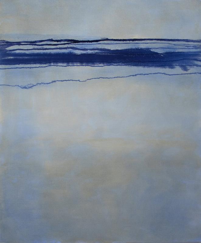 Tiina Herttua: Pure Light, maalaus kankaalle, 120x100 cm, 2023