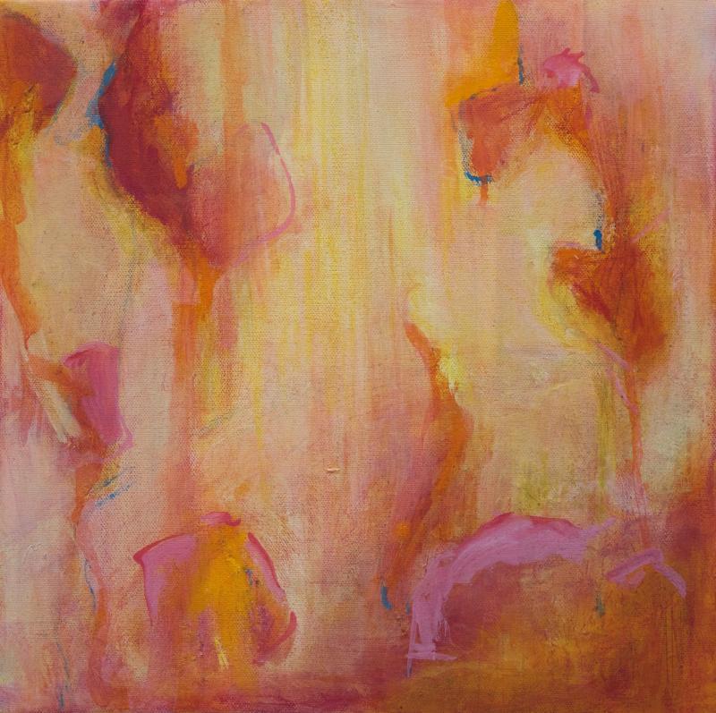 Tiina Herttua: Mimesis, öljy kankaalle, 30x30, 2024