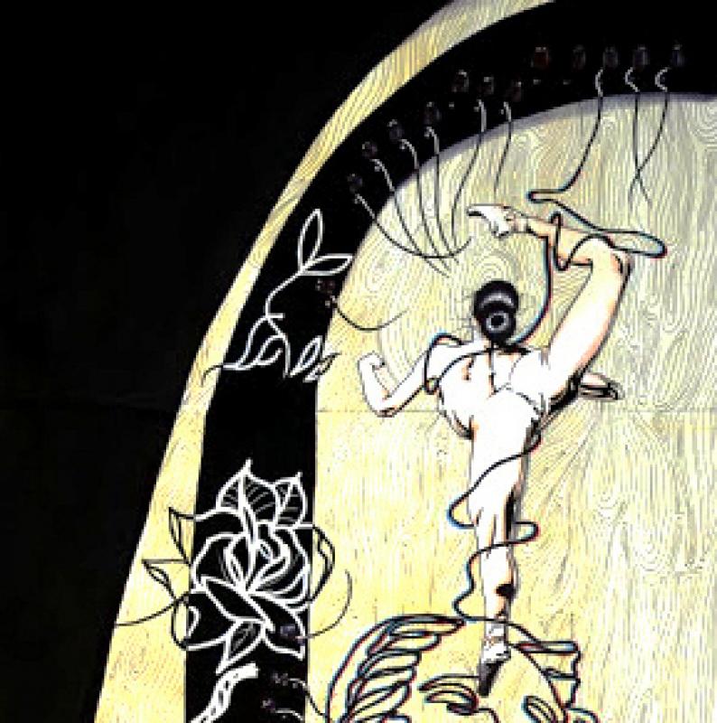 "Kalevala" - THE BICCEST, kulspetspenna på papper, 126 x 177 cm