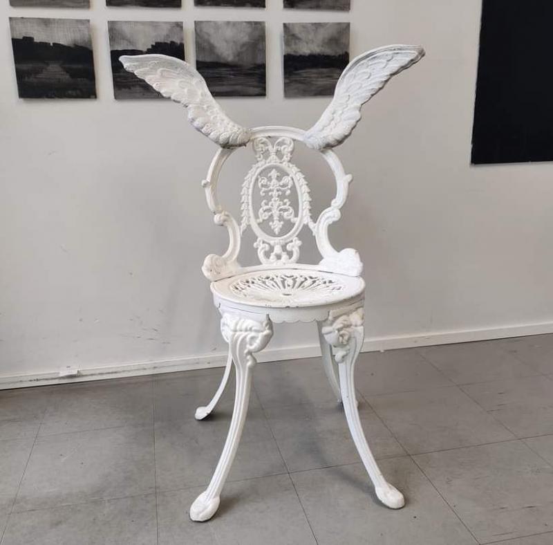 Chair, lasikuitu, alumiini
