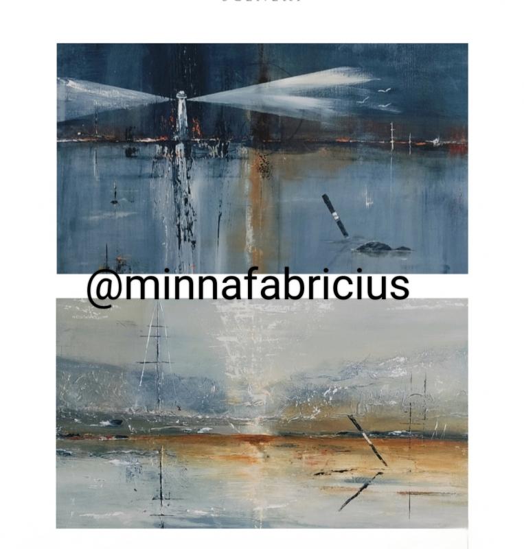 Akryl, spackel, decoupage 