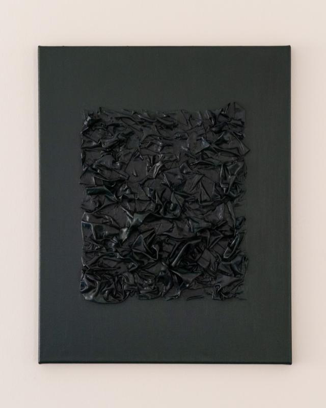 The night falls, (2025) sekatekniikka, 40x50cm, Emilia Koskelo