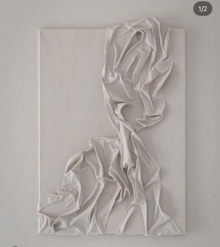 Together, (2025) sekatekniikka, 70x50cm, Emilia Koskelo