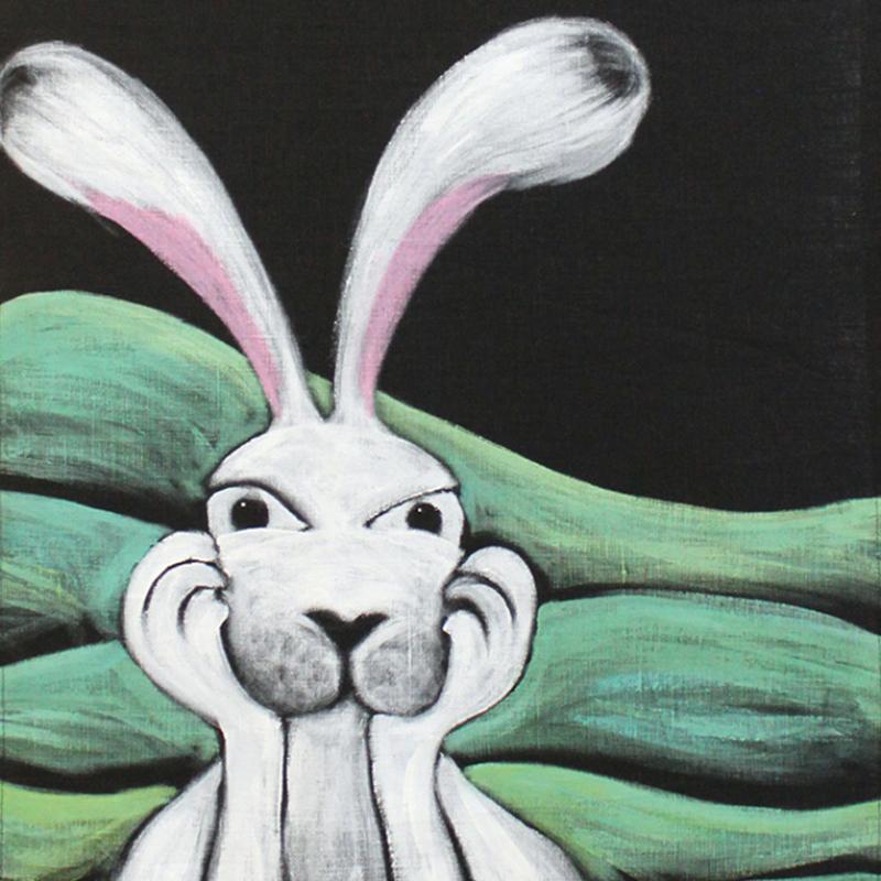 Jänis mietteissä/Anu Rinkinen