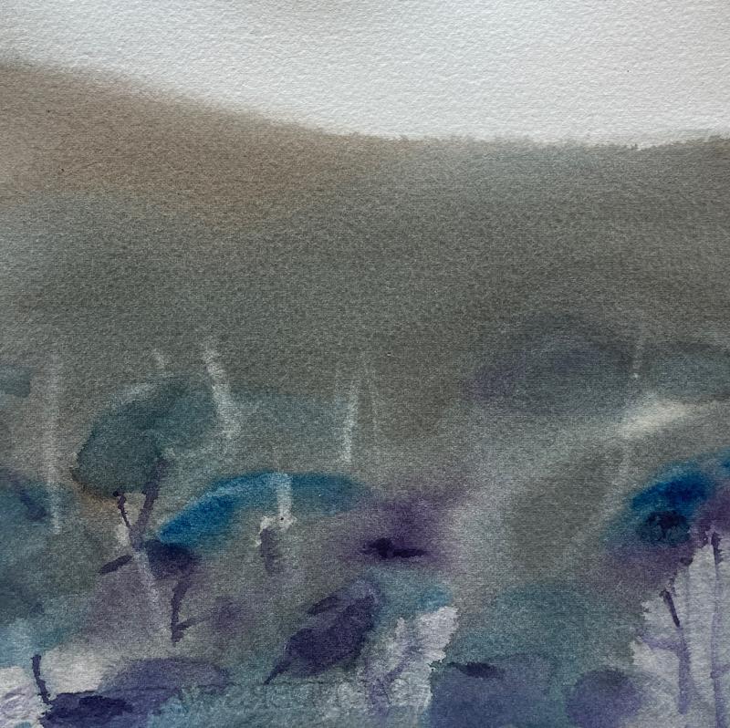 Kjell Ekström, I dalen, akvarell,  24x24 cm, 2026