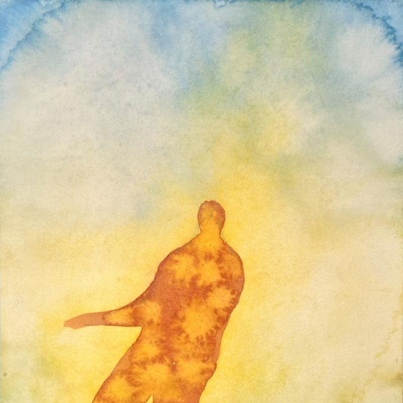 Heijastuksia, 21x14cm, akvarelli, 2025