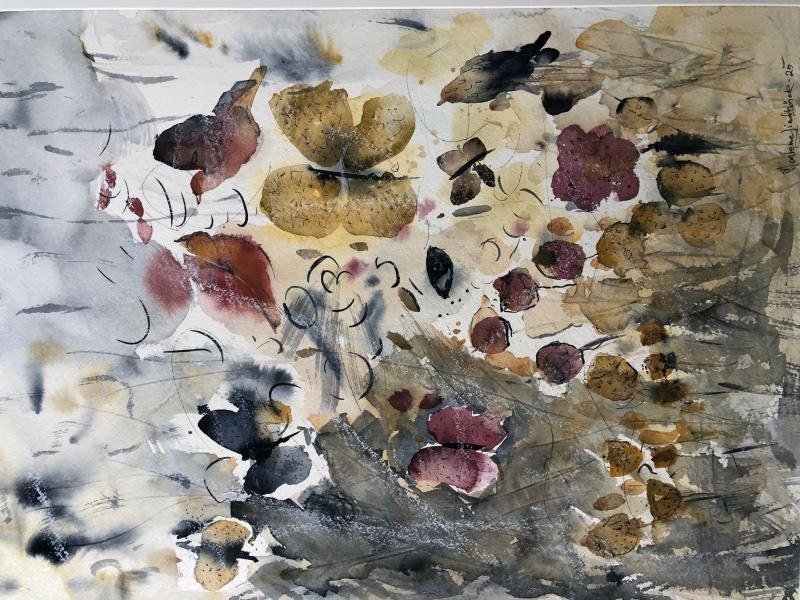 Marlene Lindbäck "Mångfald" Akvarell 0,60x0,80