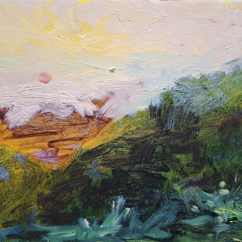 Tranquillità, öljy kankaalle, (detalji) 24 x 33cm, 2021 foto: Merja Salonen Di Giorgio