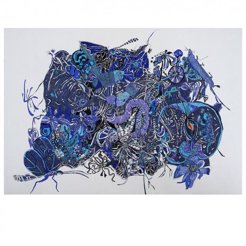 SENSE OF IDENTITY
50x70cm
fineliner and ballpoint pen on paper
2025 Sofia

