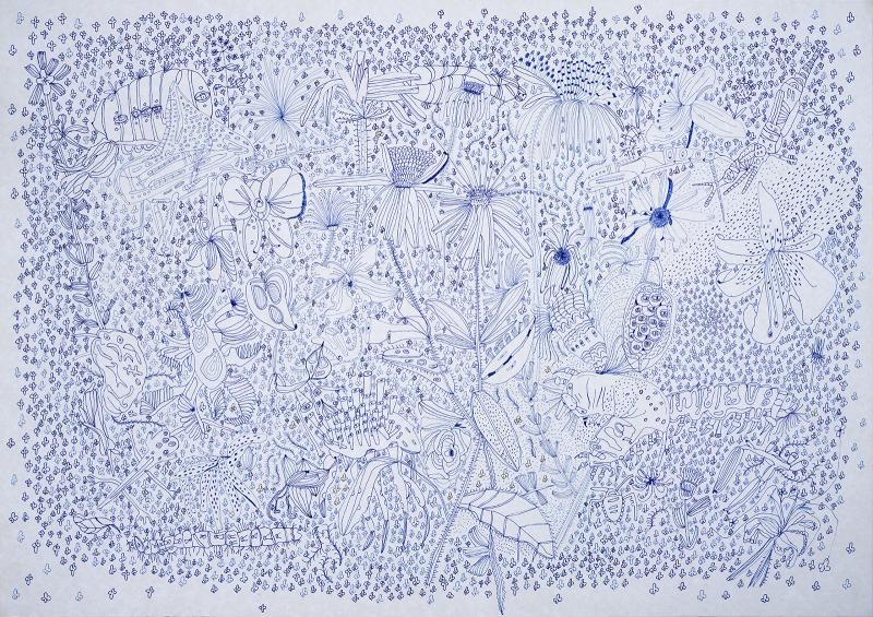 CHAOS STUDY 2
50x70cm
fineliner on paper
2025 Sofia

