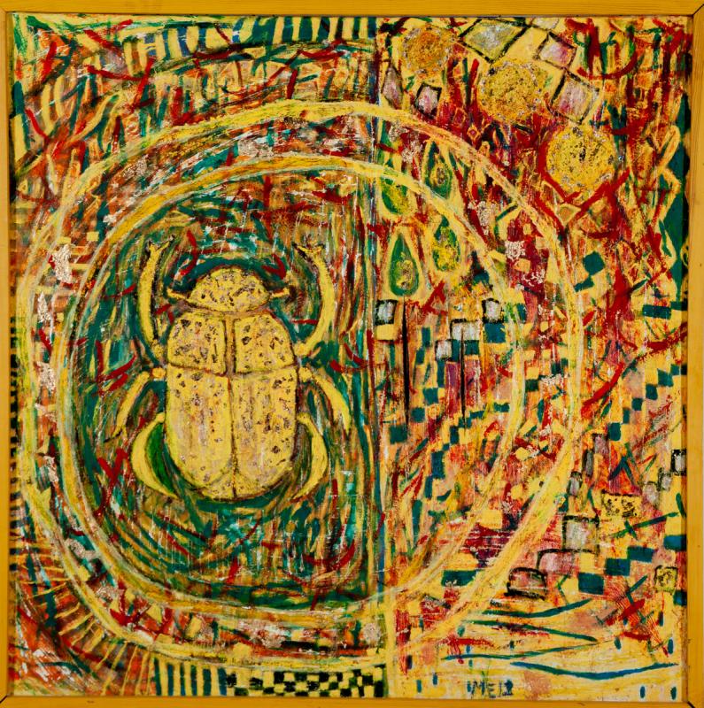 Scarabee 100x100 , 2012, öljy