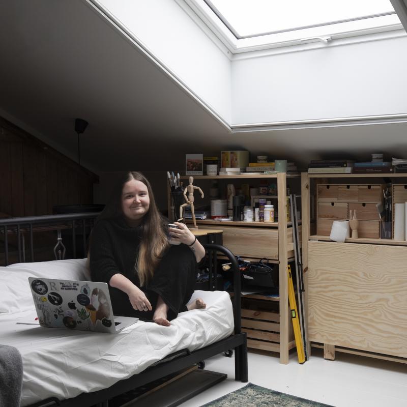 Rebecca Sandelin Porträtt