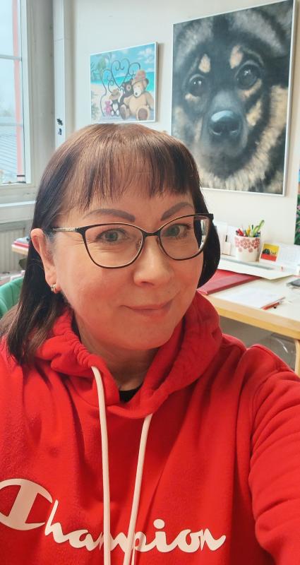 Tuula Toukkari omakuva