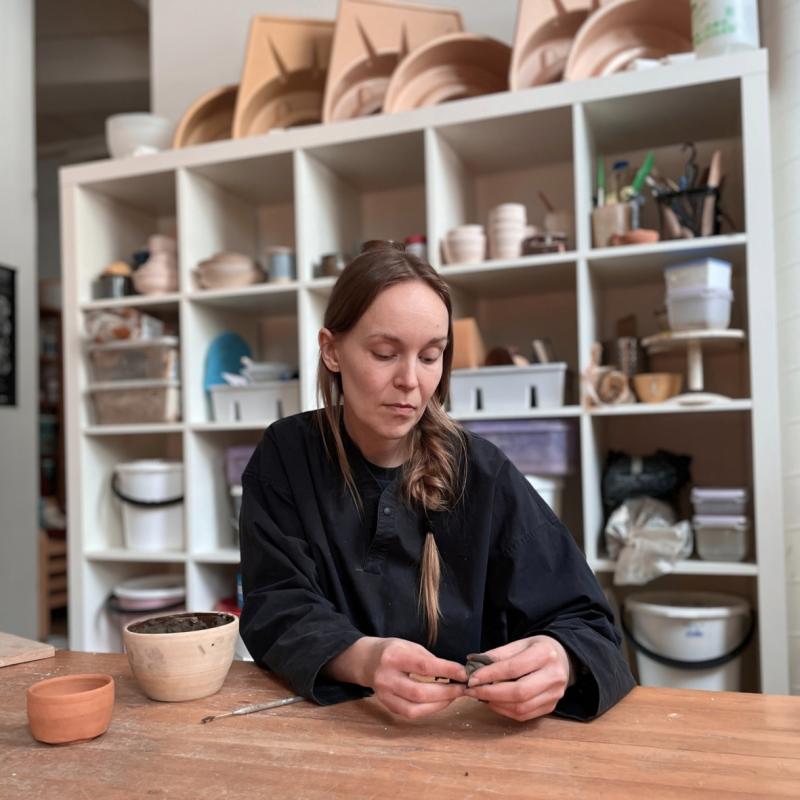 Omakuva studiolla, villisaven tunnustelua