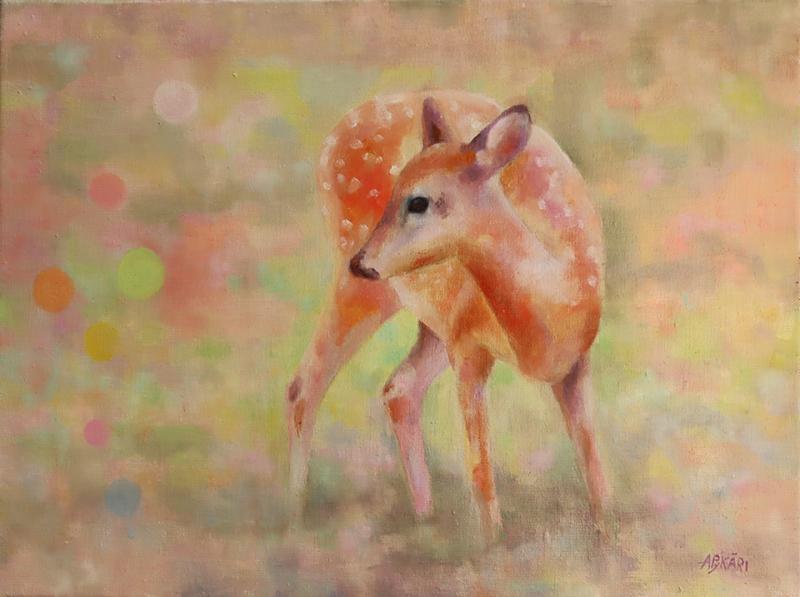 Ihan aamulla, öljy kankaalle, 26x40, 2025