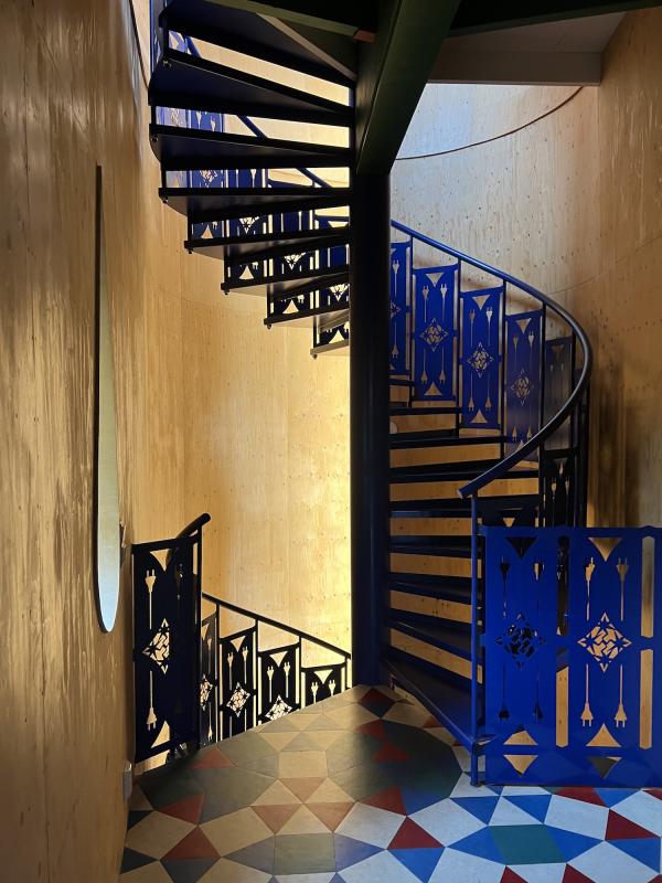 Husets spiraltrappa