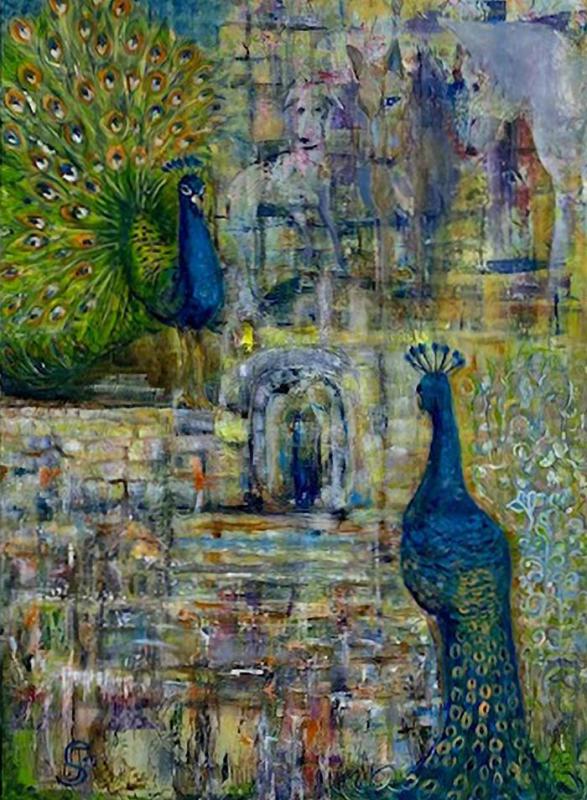 Tarja Seewald/ Duetto, akryyli, 70x50cm, 2025