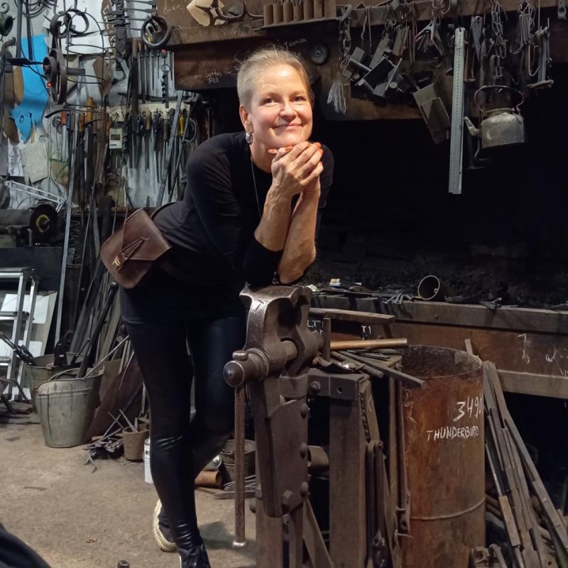 Hanna Hirvonen, Ig: @taco.ja.mutsi, Fiskarsin Takopaja