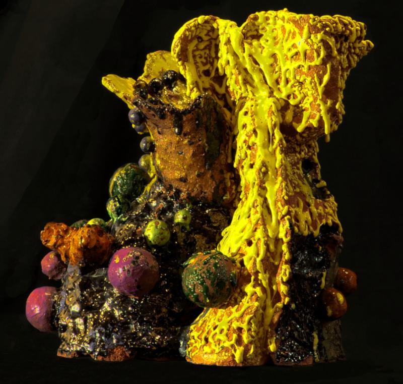 Koshagash, keramiikkaveistos 2024, 45x39 cm