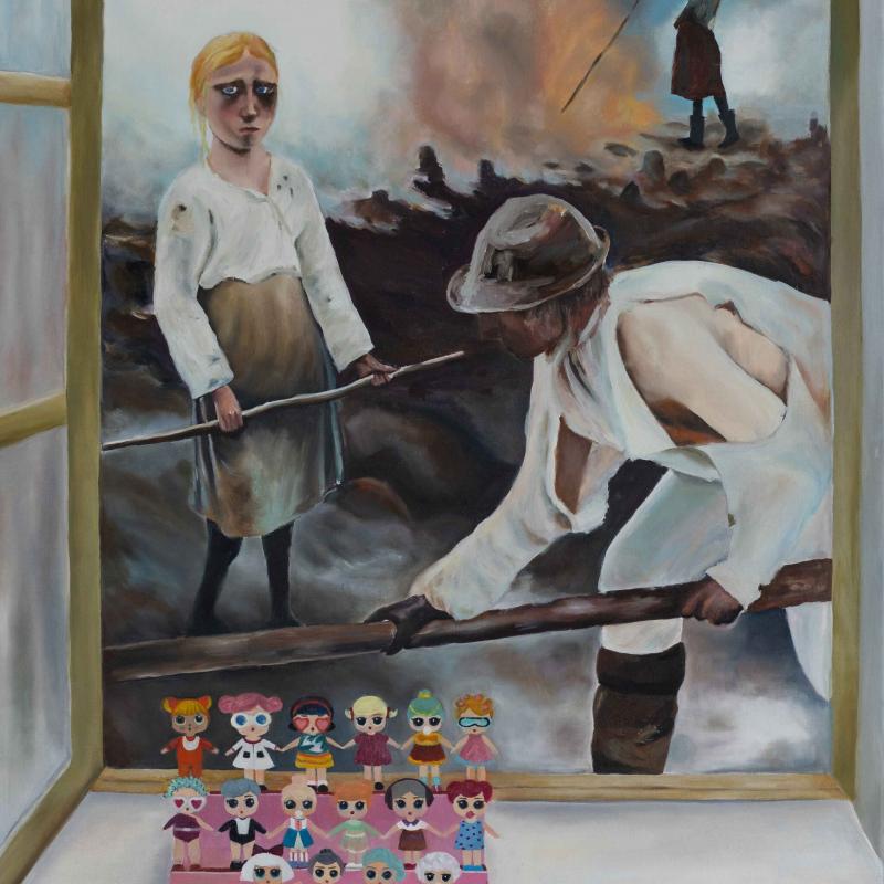 Window#3, 80x120, Oil on canvas, 2023