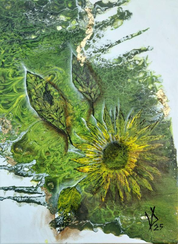 Sunlight
Acrylic and oil on canvas.  2025, 30×40