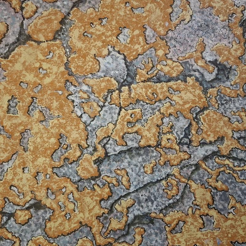 Lava och Berg, Oljan på duk, 2026